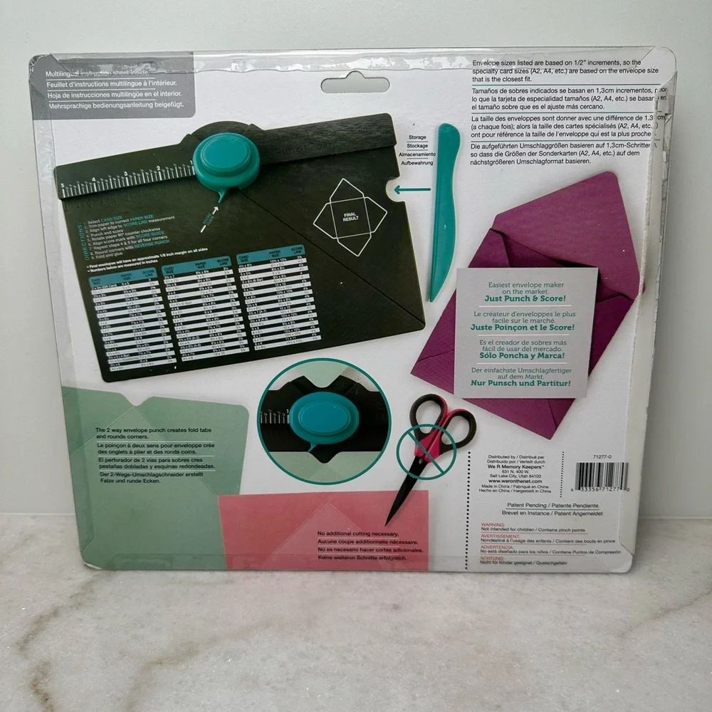 We R Memory Keepers Envelope Punch Board - Picture 6 of 11